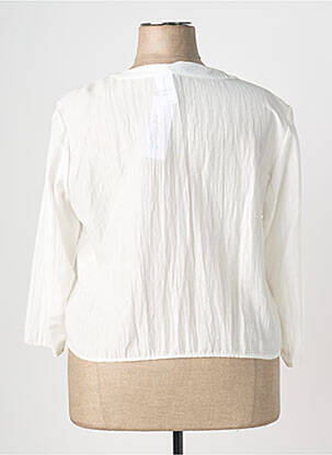 Jachete casual guler rotund alb QUATTRO femeie