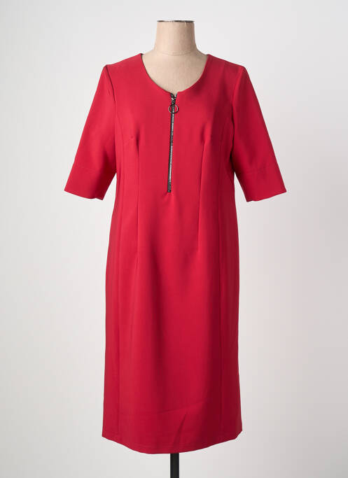 Rochie midi mâneci scurte mâneci scurte roșu JUMFIL femme