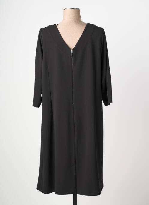 Rochie midi mâneci 3/4 mâneci 3/4 negru JUMFIL femme