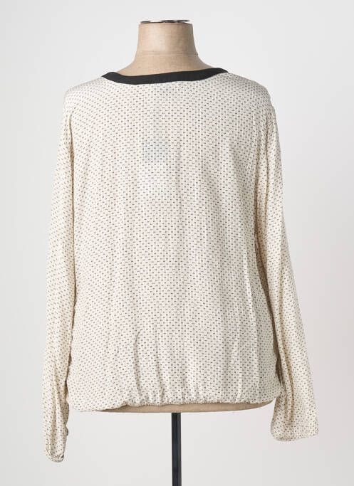 Top imprimeu fantezie mâneci lungi bej SAINT HILAIRE femme