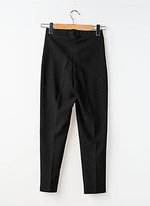 Pantalon slim talie elastică mărime normală negru JUMFIL femeie