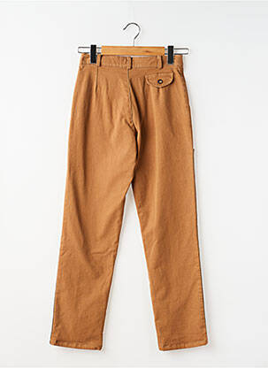Pantalon chino elasticitate mărime reglabilă maro PROSTYLE fată