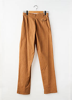 Pantalon chino elasticitate mărime reglabilă maro PROSTYLE fată