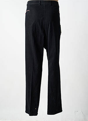 Pantalon chino țesătură poplin mărime normală negru BRUNO SAINT HILAIRE bărbat