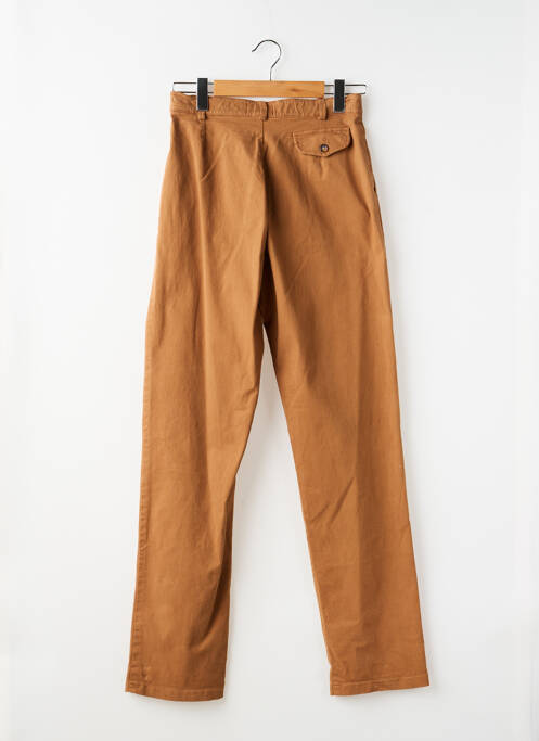 Pantalon chino țesătură poplin mărime normală maro PROSTYLE femme