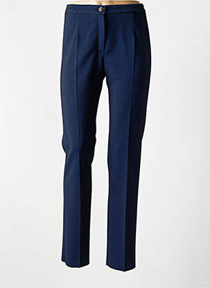 Pantalon slim buzunare albastru JUMFIL femeie