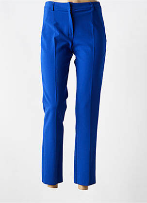 Pantalon slim talie înaltă talie înaltă albastru JUMFIL femeie