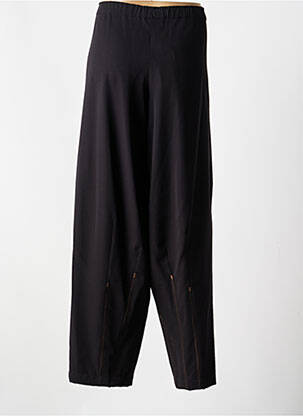 Pantalon drept talie elastică maro CREA CONCEPT femeie