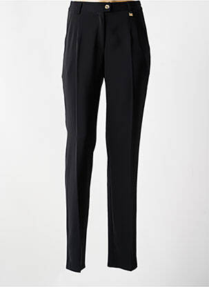 Pantalon slim talie înaltă talie înaltă negru JUMFIL femeie