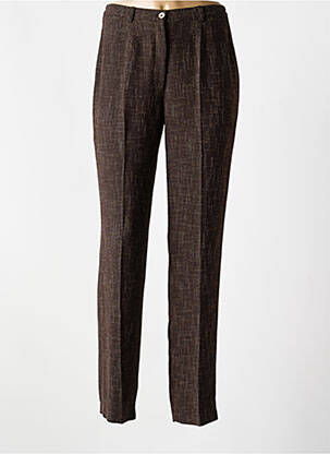 Pantalon slim talie înaltă talie înaltă maro JUMFIL femeie