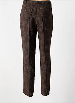 Pantalon slim talie înaltă talie înaltă maro JUMFIL femeie