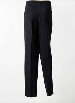 Pantalon drept talie elastică negru CHRISTIAN MARRY femeie