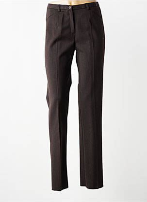 Pantalon slim elasticitate mărime normală maro JUMFIL femeie
