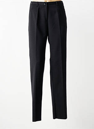 Pantalon drept talie cu cleme talie înaltă negru JUMFIL femeie