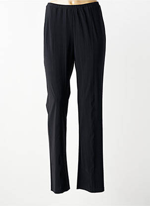 Pantalon drept talie elastică negru JUMFIL femeie
