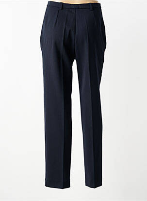 Pantalon drept talie cu cleme talie înaltă albastru JUMFIL femeie