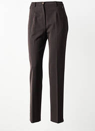 Pantalon slim buzunare talie înaltă maro JUMFIL femme