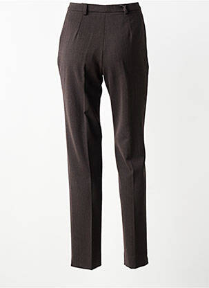 Pantalon slim talie înaltă talie înaltă maro JUMFIL femeie
