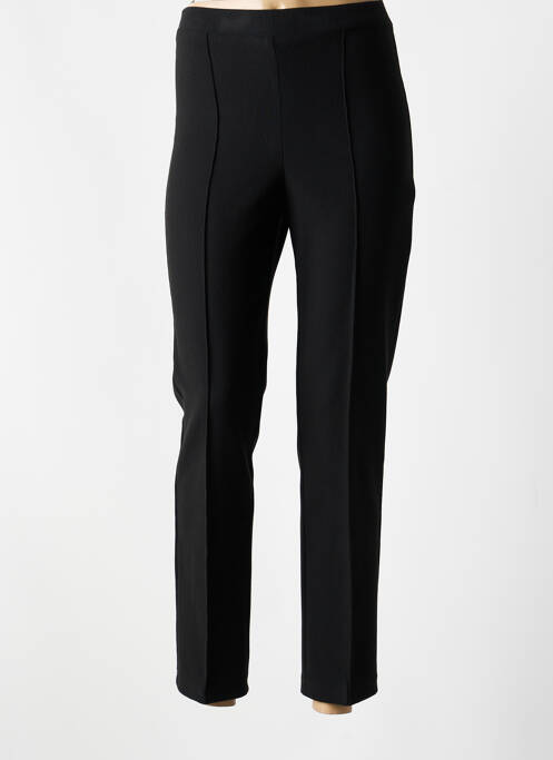 Pantalon slim talie elastică mărime normală negru JUMFIL femme