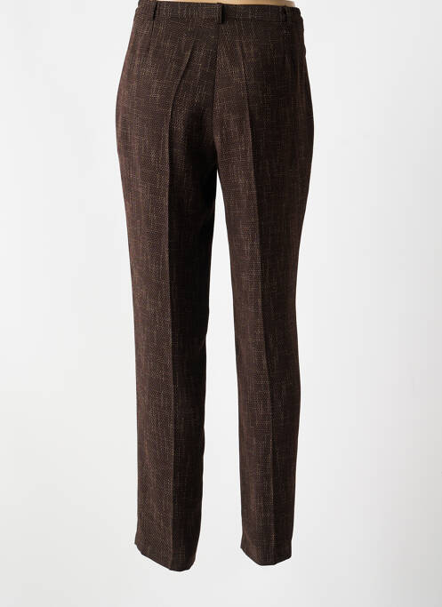 Pantalon slim talie elastică talie înaltă maro JUMFIL femme