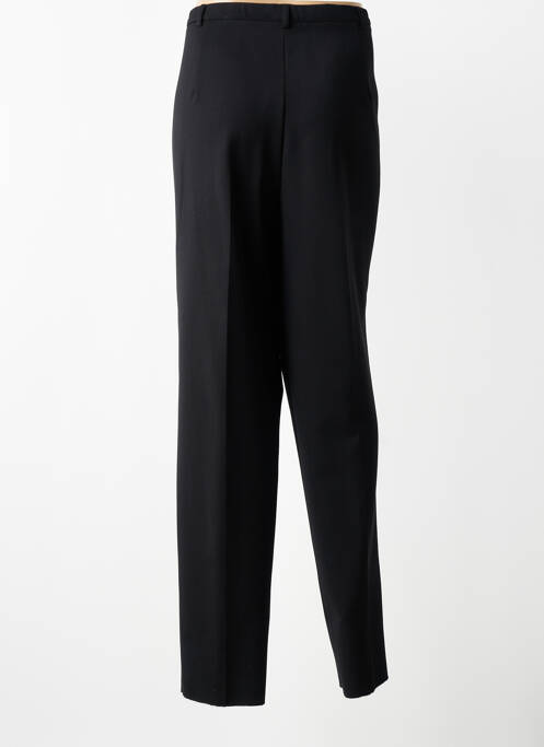 Pantalon drept închidere cu fermoar sub clapetă cu nasturi negru CHRISTIAN MARRY femme