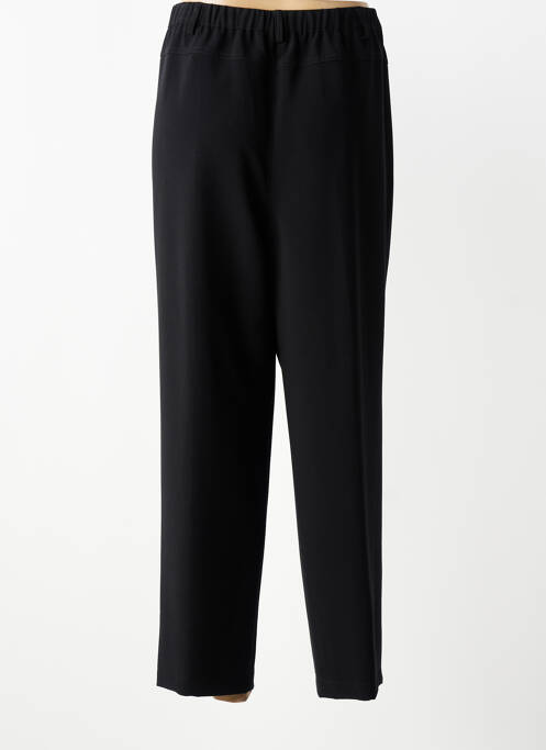Pantalon drept închidere cu fermoar sub clapetă cu nasturi negru JUMFIL femme