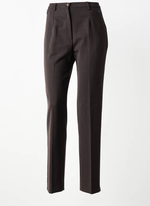 Pantalon slim buzunare talie înaltă maro JUMFIL femme