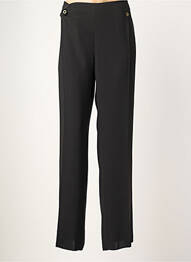 Pantalon drept țesătură crep mărime normală negru JUMFIL femme