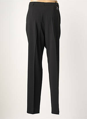 Pantalon drept talie cu cleme mărime normală negru BRUNO SAINT HILAIRE femeie