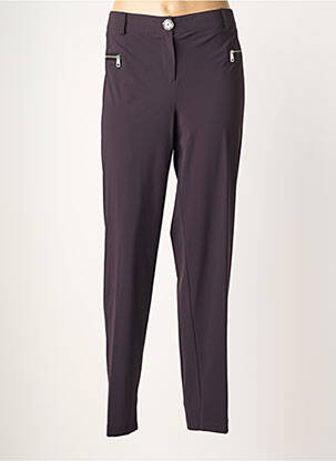 Pantalon slim elasticitate mărime normală violet 3322 femeie