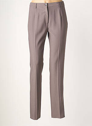 Pantalon slim talie înaltă talie înaltă gri JUMFIL femeie