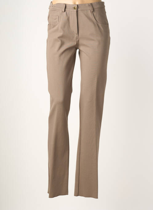 Pantalon slim elasticitate mărime normală maro JUMFIL femme