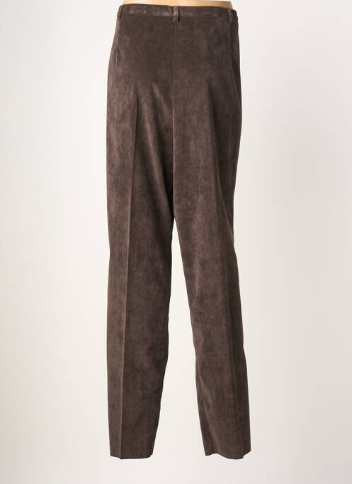 Pantalon drept elasticitate mărime normală maro CHRISTIAN MARRY femme