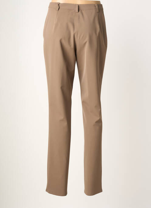 Pantalon slim talie elastică talie înaltă maro JUMFIL femme