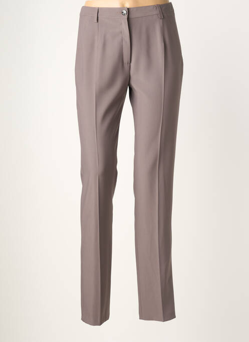 Pantalon slim buzunare talie înaltă gri JUMFIL femme