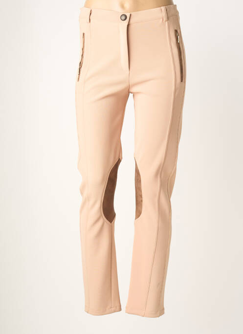 Pantalon slim elasticitate mărime normală bej JUMFIL femme