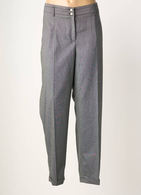 Pantalon chino închidere cu fermoar sub clapetă cu nasturi mărime normală gri FRED SABATIER femme