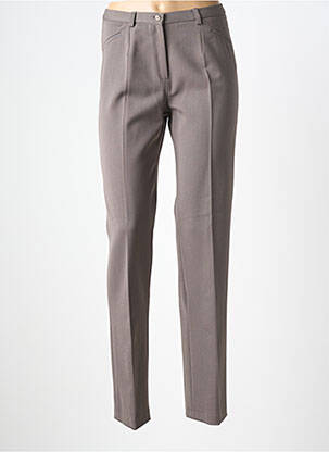 Pantalon slim elasticitate mărime normală maro JUMFIL femeie