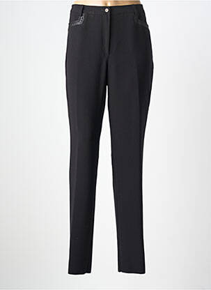 Pantalon slim elasticitate mărime normală negru JUMFIL femeie