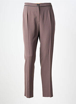 Pantalon drept elasticitate mărime normală maro JUMFIL femeie