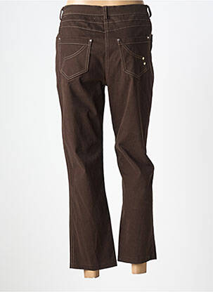 Pantalon 7/8 elasticitate mărime normală maro JUMFIL femeie
