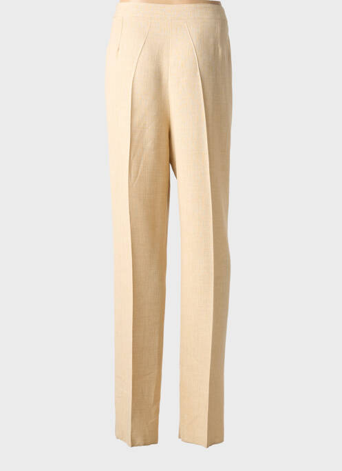 Pantalon drept țesătură crep mărime normală bej JUMFIL femme