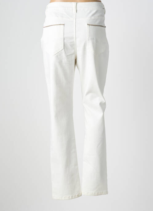Pantalon drept elasticitate mărime normală alb DIANE LAURY femme