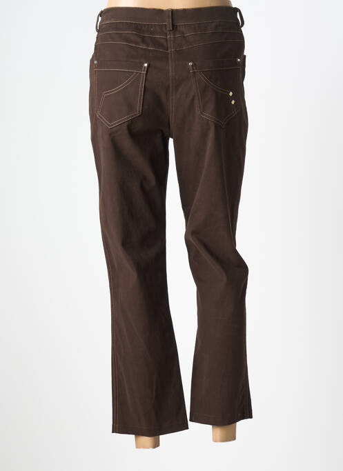 Pantalon 7/8 elasticitate mărime normală maro JUMFIL femme
