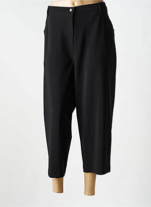 Pantalon trei sferturi elasticitate mărime normală negru JUMFIL femeie