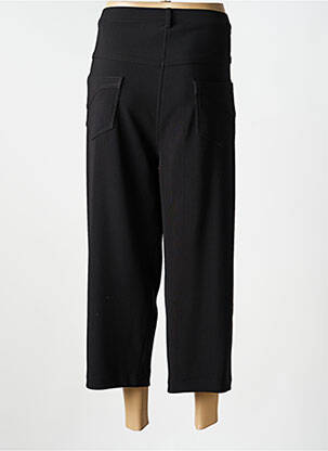 Pantalon trei sferturi elasticitate mărime normală negru JUMFIL femeie