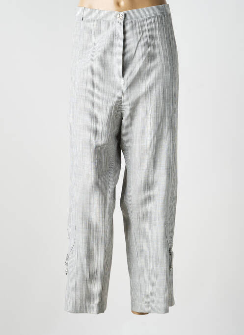 Pantalon 7/8 talie cu cleme mărime normală gri JUMFIL femme