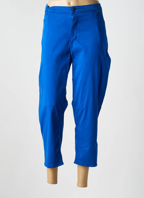 Pantalon trei sferturi elasticitate mărime normală albastru JUMFIL femme