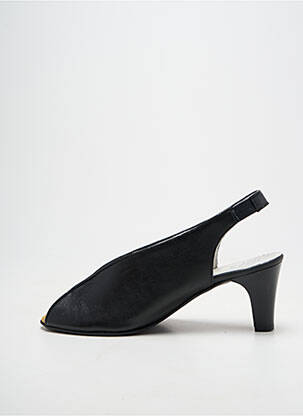 Sandale/pantofi decupați toc cui. toc de 4 la 6 cm negru INEA femeie