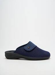 Papuci/pantofi de casă arcadă plantară toc de 4 la 6 cm albastru ROHDE femme